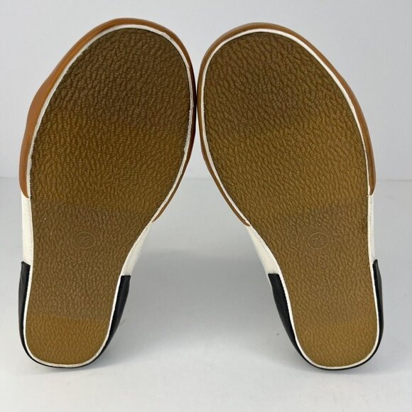A New Day Maddison Sneakers Womens Size 7.5 White with Snake Skin Pattern Tongue - Picture 8 of 9